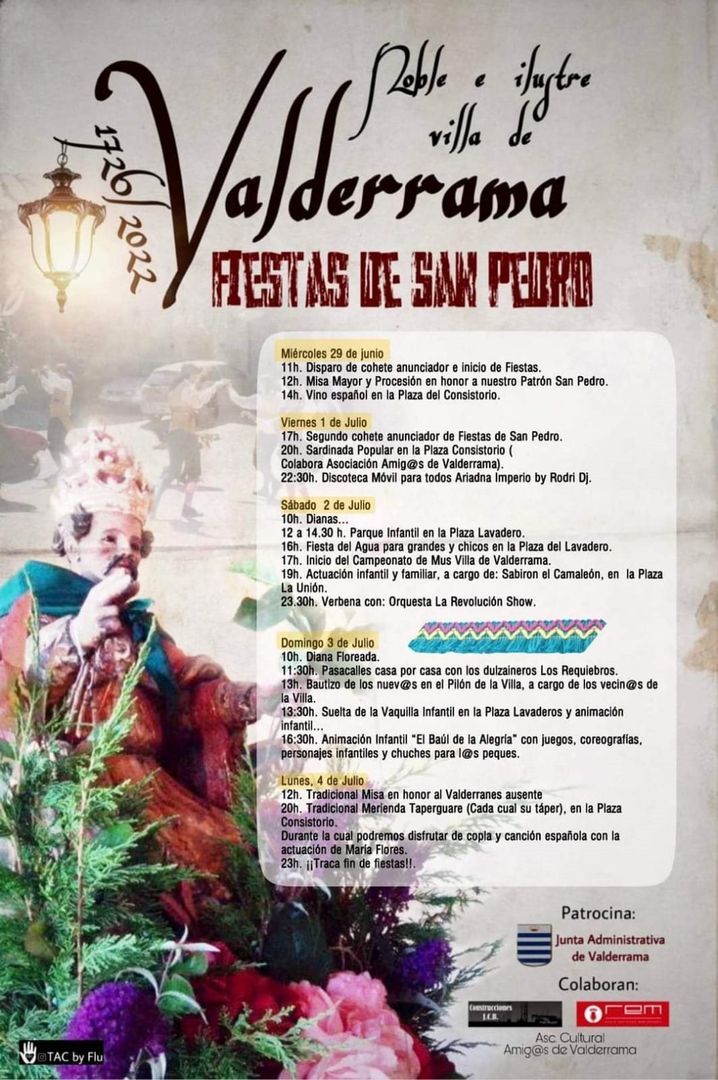FIESTAS DE SAN PEDRO - VALDERRAMA