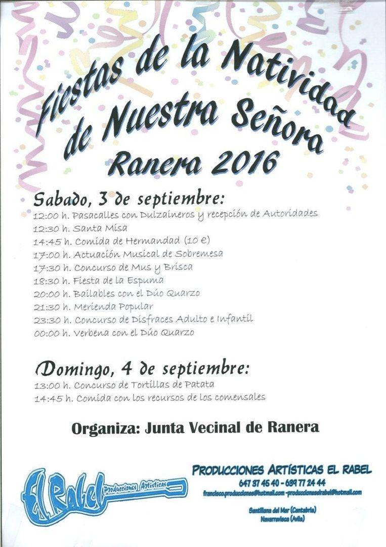 Imágen del ecento: Fiestas de Ranera
